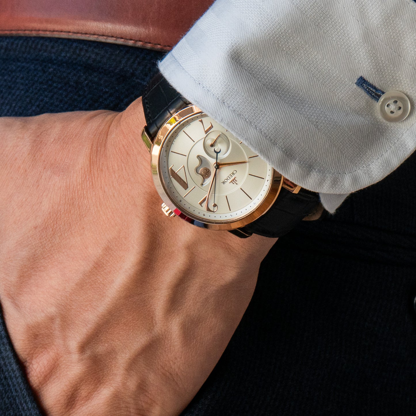 Credor 18k Moonphase GBLL998 Spring Drive
