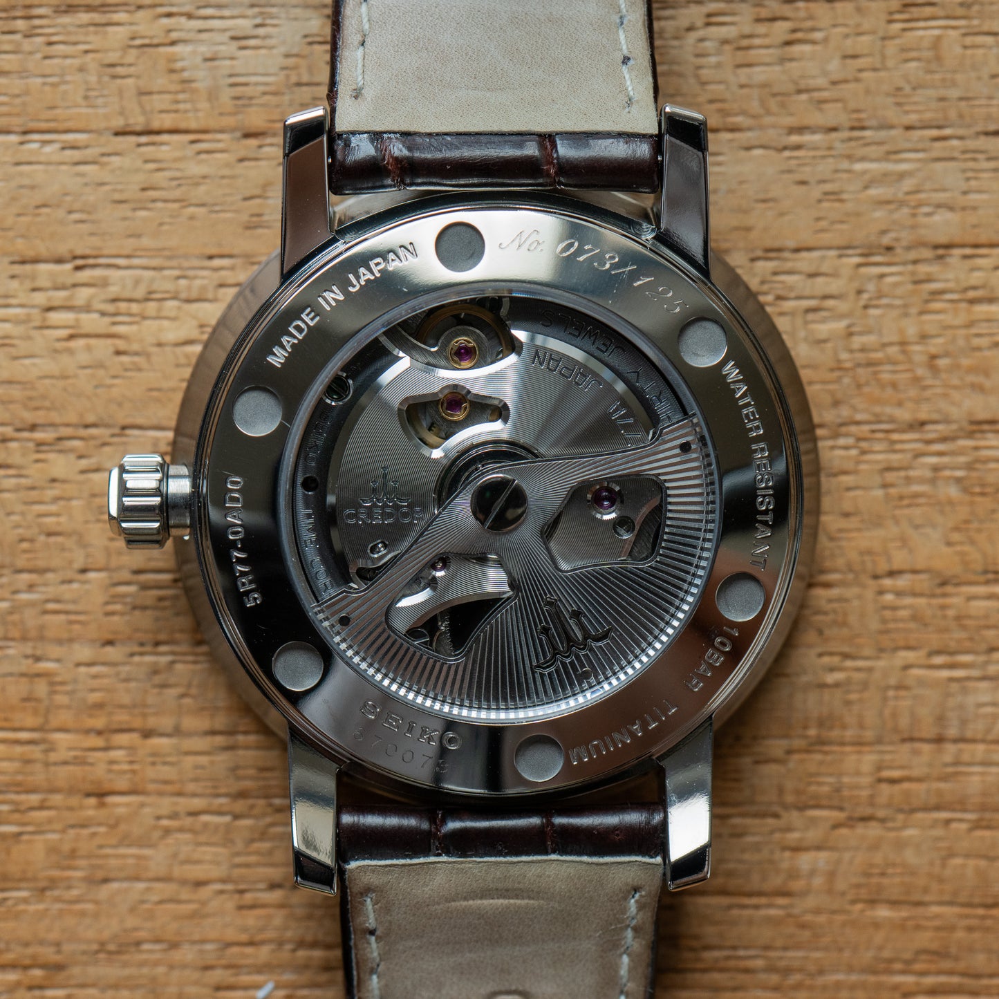Credor “Daimaru” GCLL993 Titanium Spring Drive