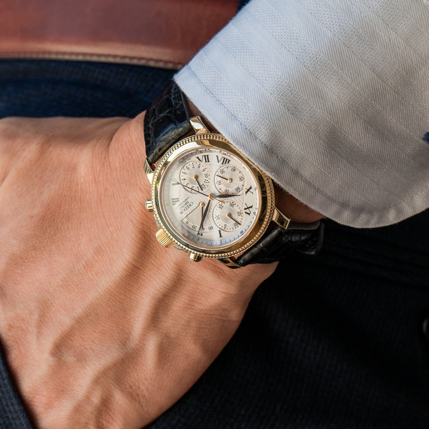 Credor “Phoenix” GBBH998 Gold Chronograph