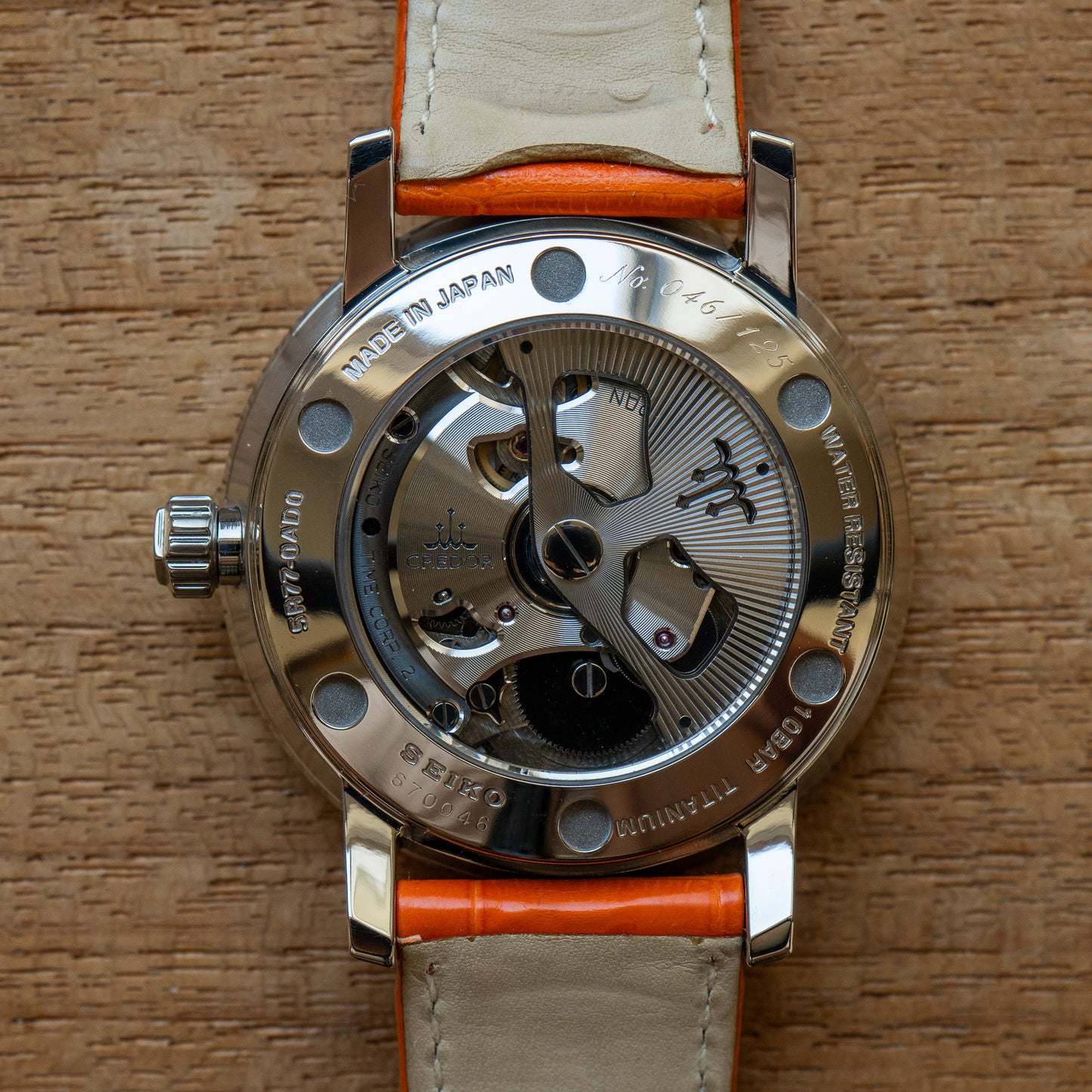 Credor “Daimaru” GCLL993 Titanium Moonphase