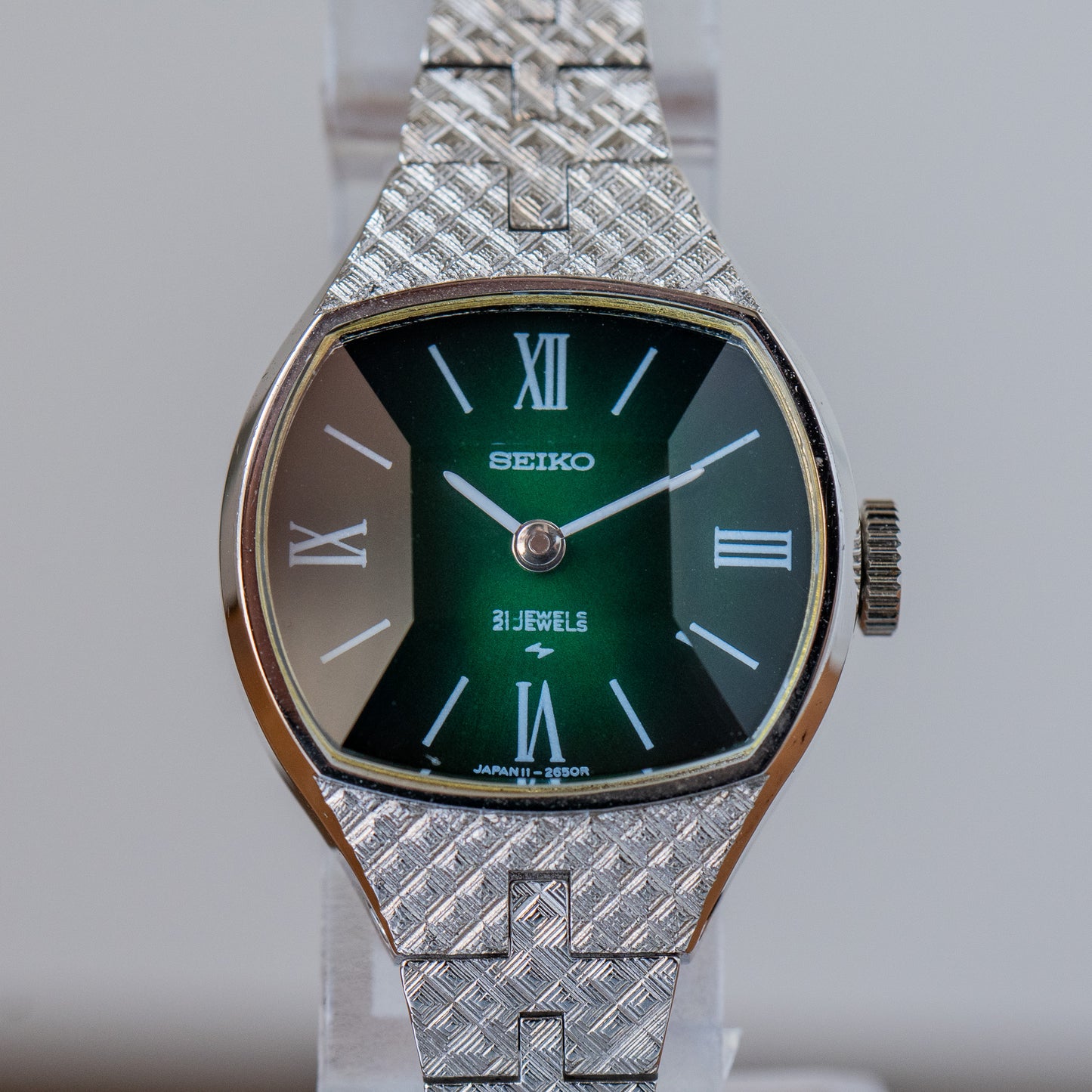 Seiko “Emerald Faceted” Ladies Watch