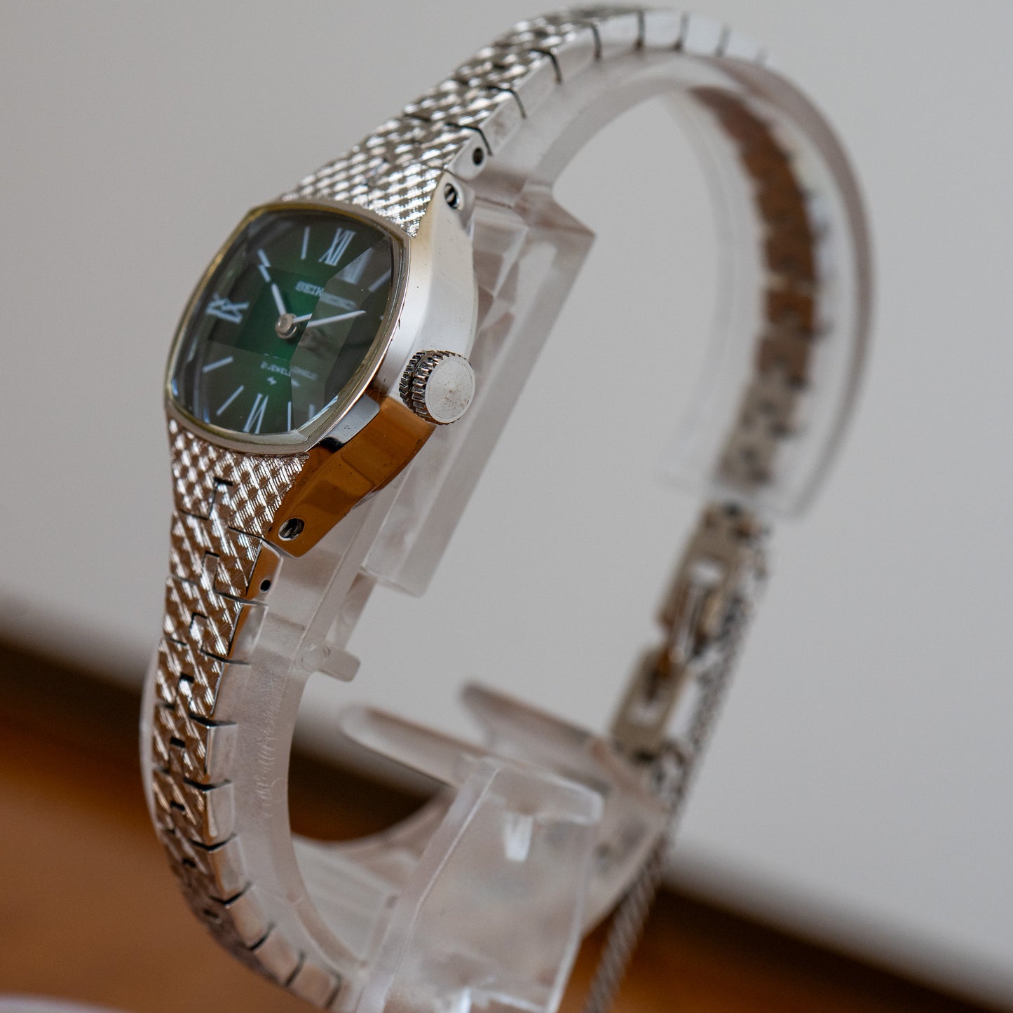 Seiko “Emerald Faceted” Ladies Watch