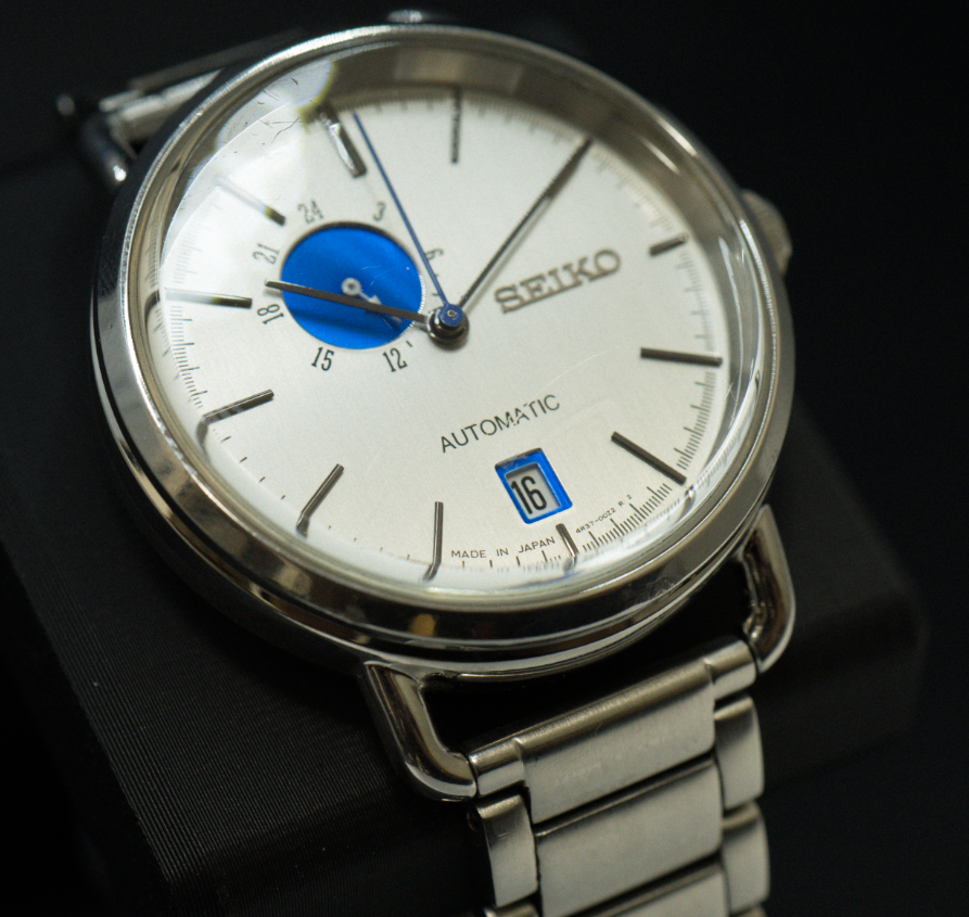 Seiko SCVE005; Blue Dot / Blue Moon