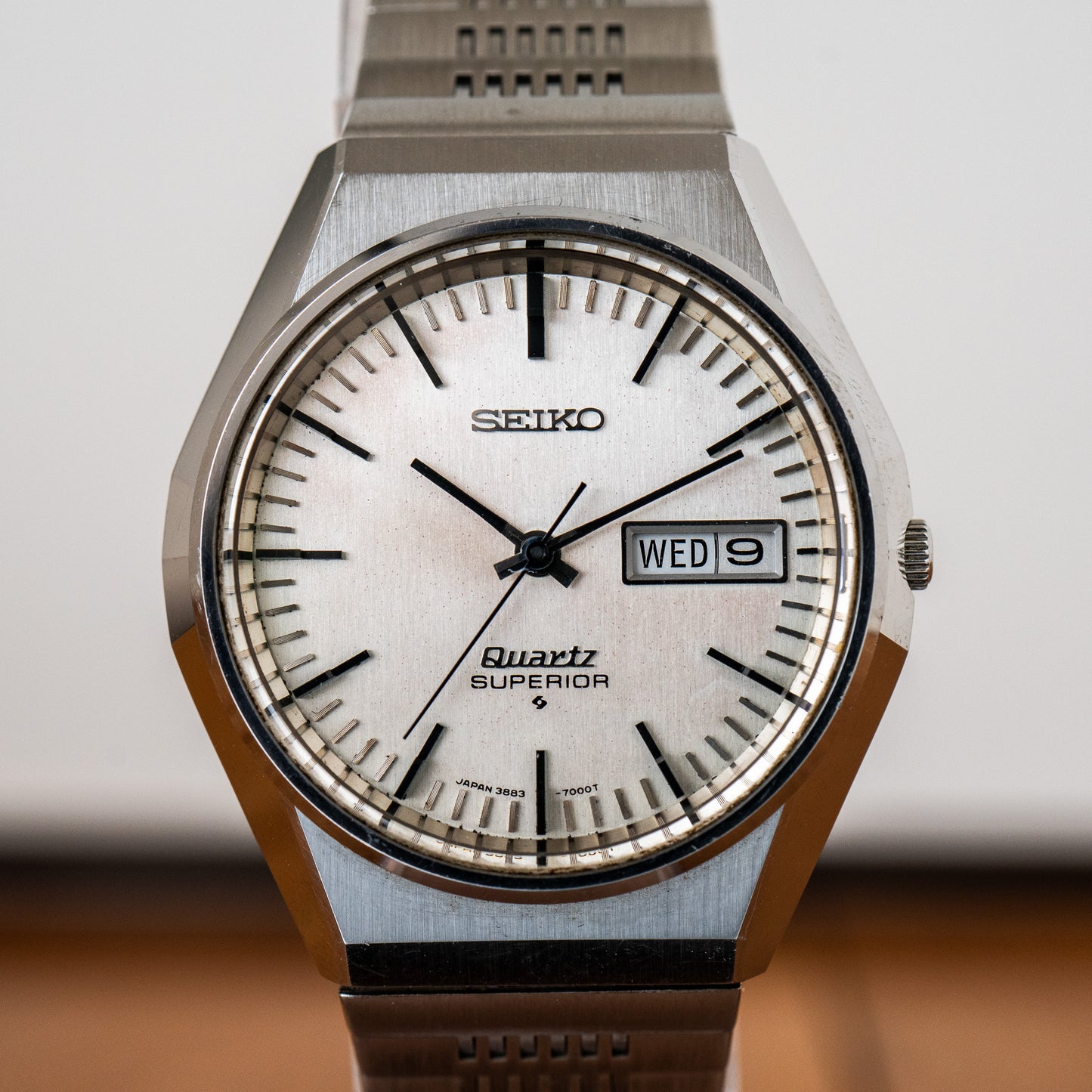 Seiko 3883-7000 "Brushed Steel"