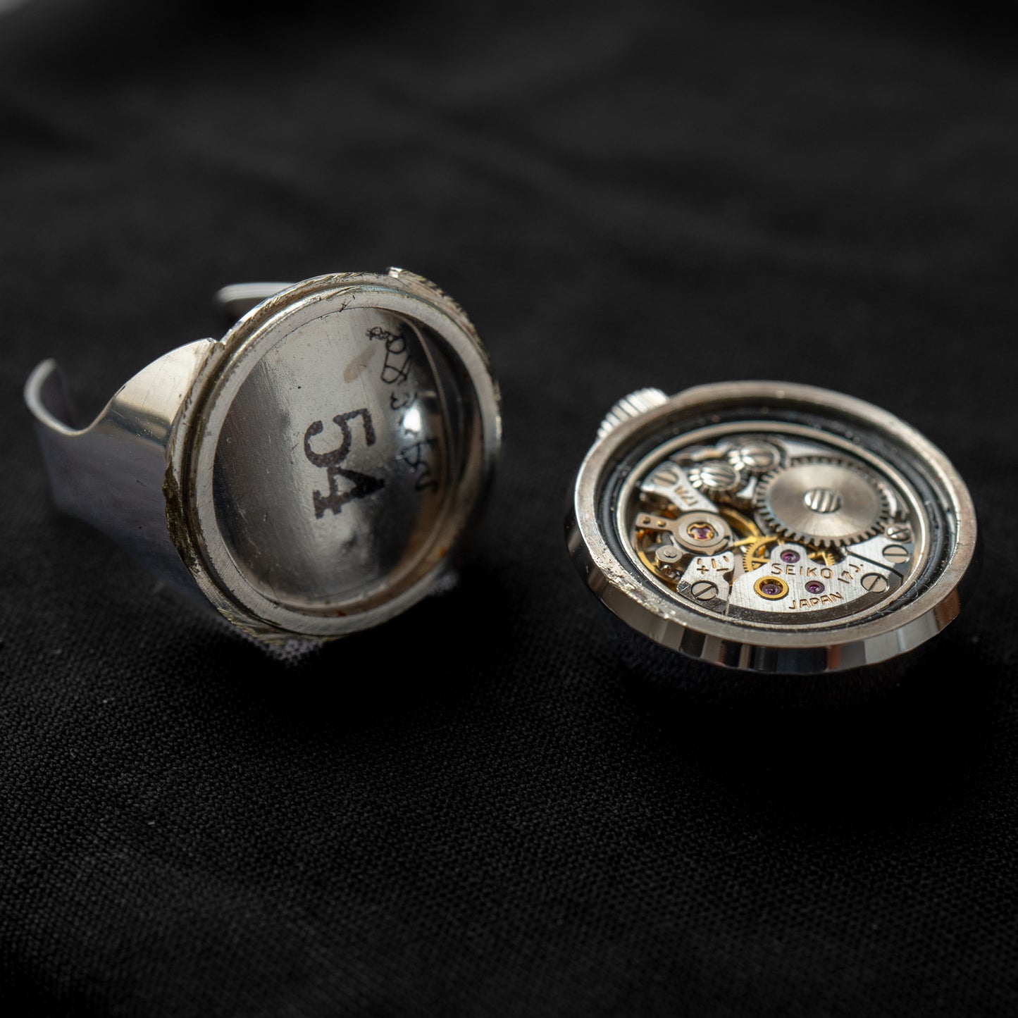 Seiko Mechanical "Morpho" Ring Watch