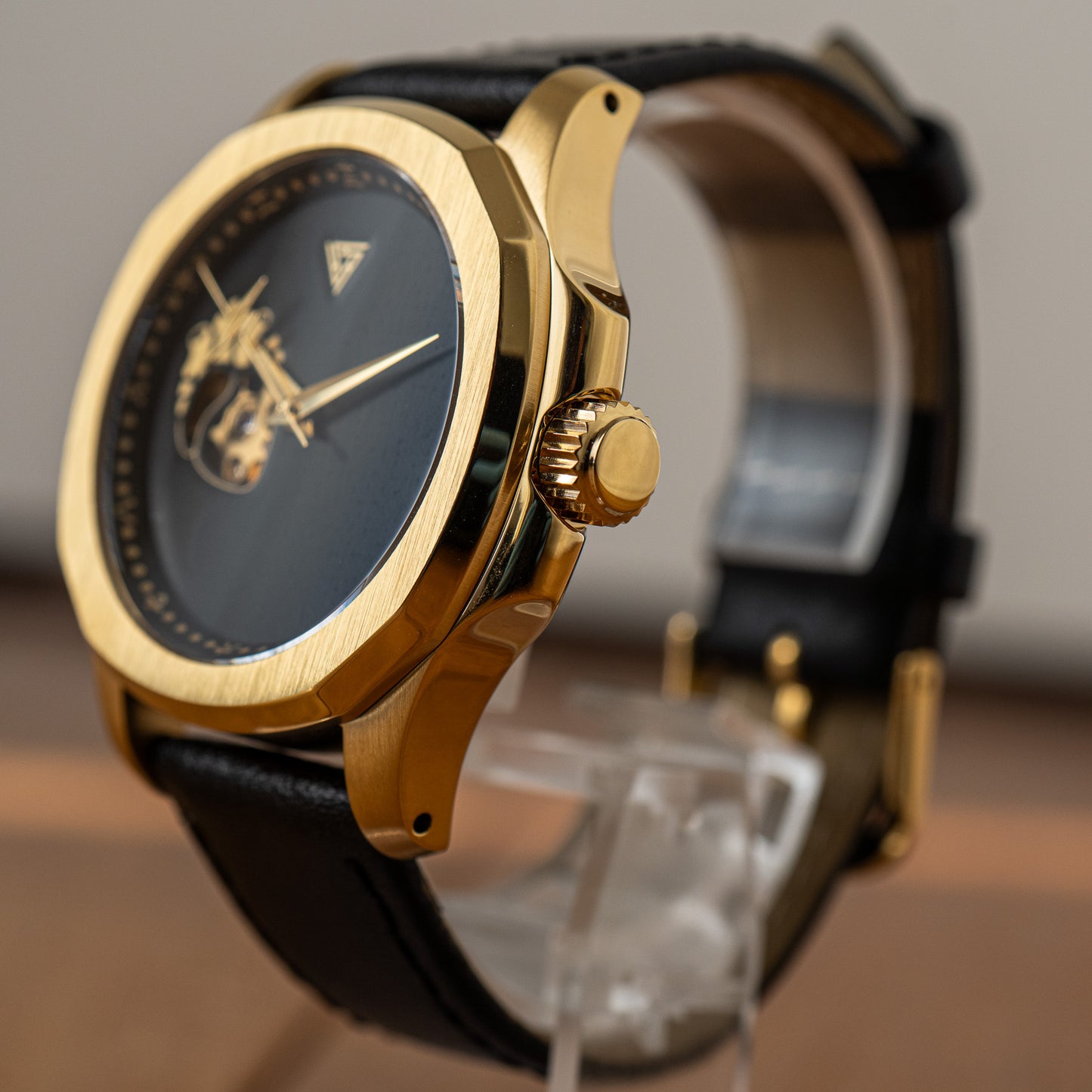 Golden “EKG” Open Heart Seiko Mod