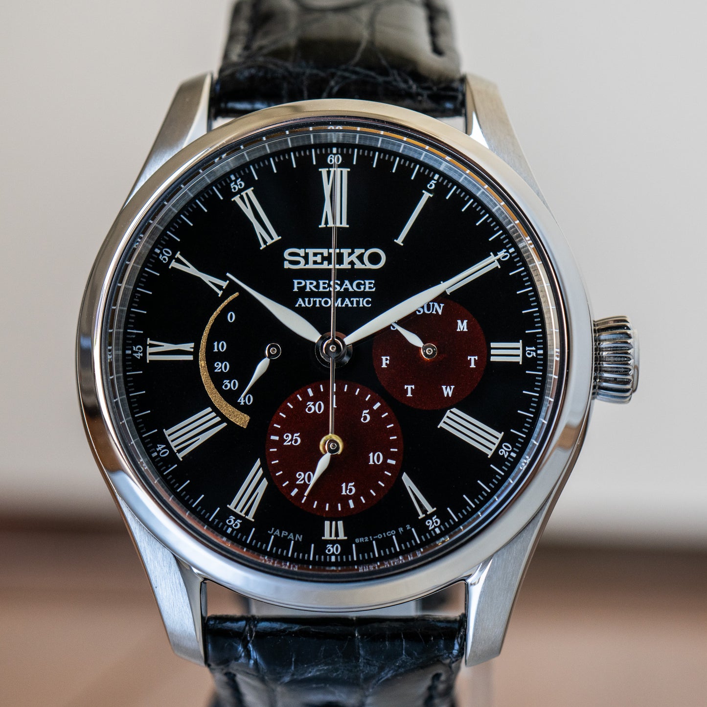 Seiko SPB085 Hand-Lacquered "Moon at Dawn"
