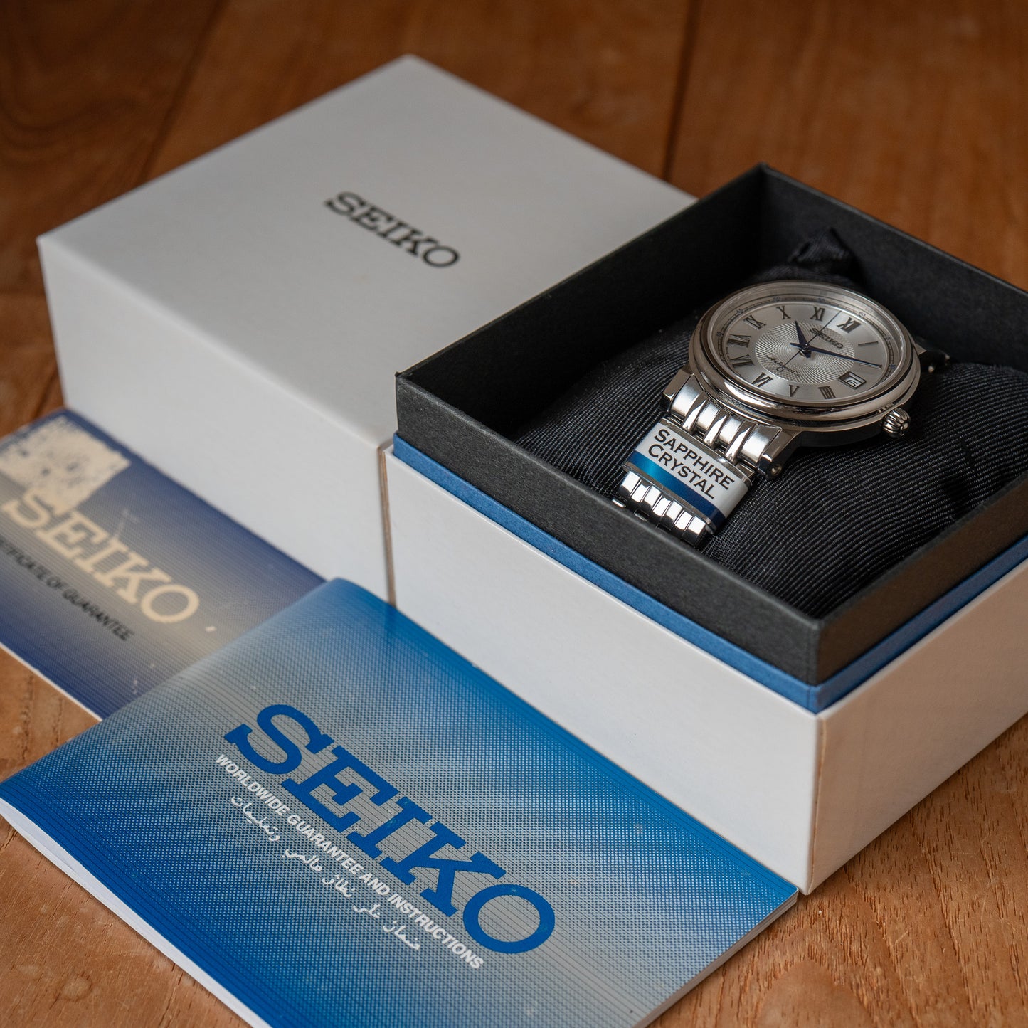 Seiko "Silver Guilloché" JDM SARY005