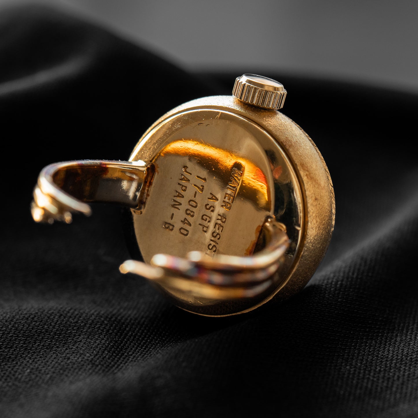 Seiko Mechanical Gold "Mother-of-Pearl" Ring Watch