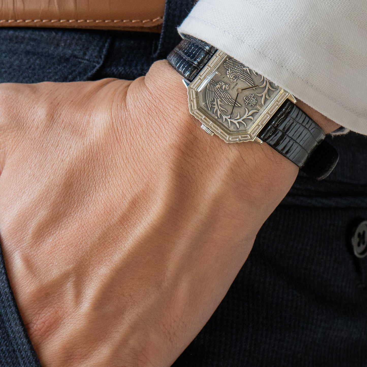 Seiko 21-3210 White Gold Emperor "Kotobuki"