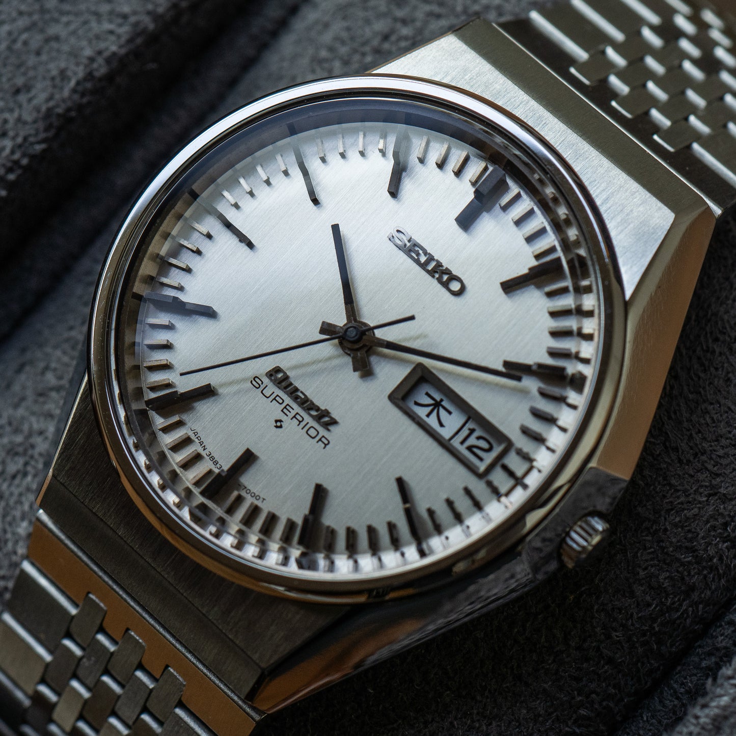 Seiko 3883-7000 "Brushed Steel"