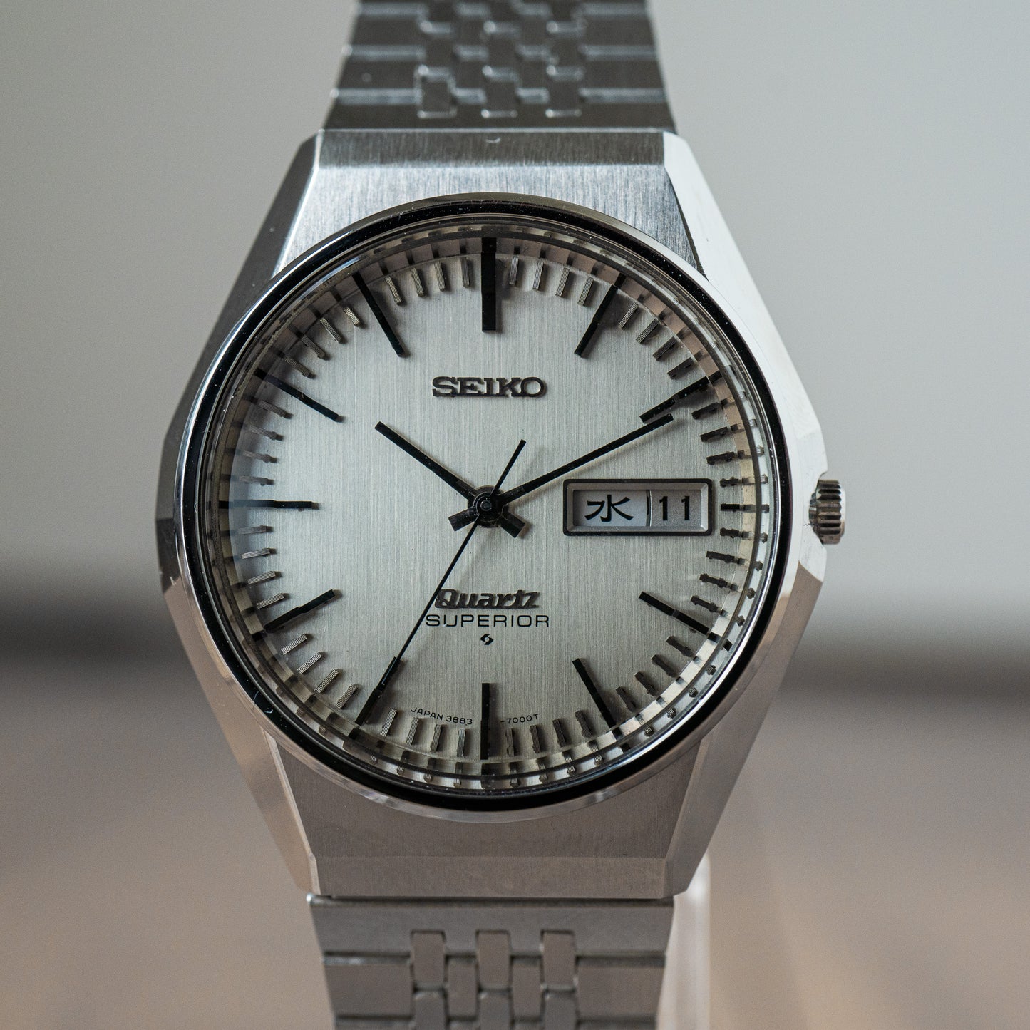 Seiko 3883-7000 "Brushed Steel"