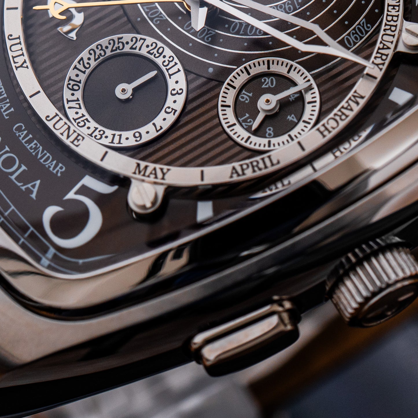 Citizen "Chocolate" Triple Perpetual Calendar 6407-T013244