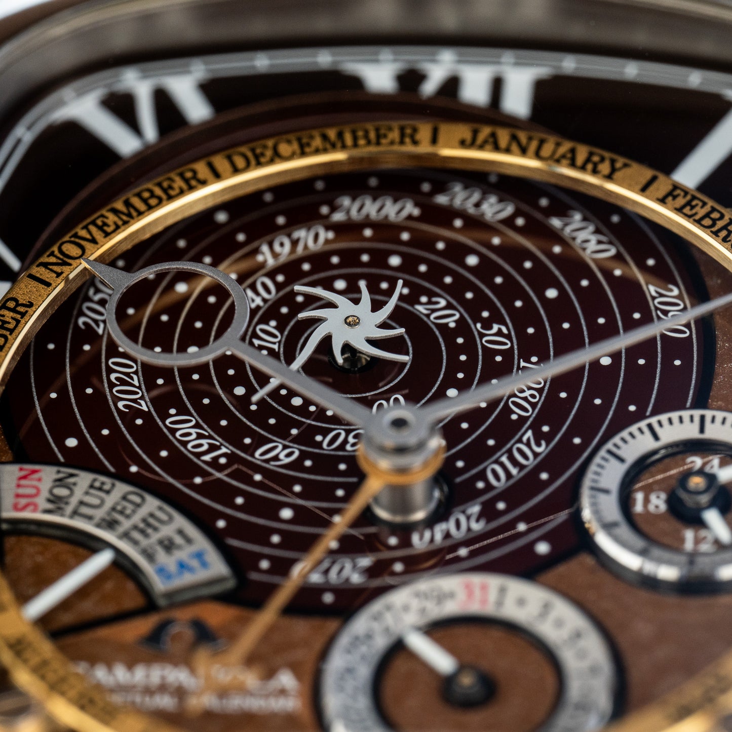 Campanola “Burning Incense” AG6251-06W Perpetual Calendar