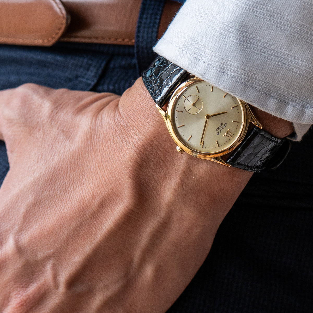 Credor “Brushed Gold” GBBE998 / 6898-0010