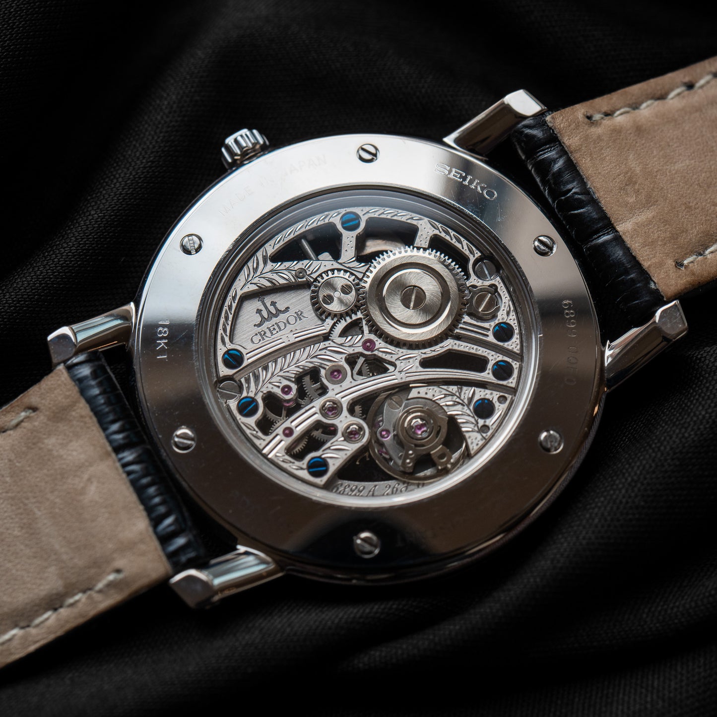 Credor “24/7 Skeleton” GBBD969 / 6899 18K Gold