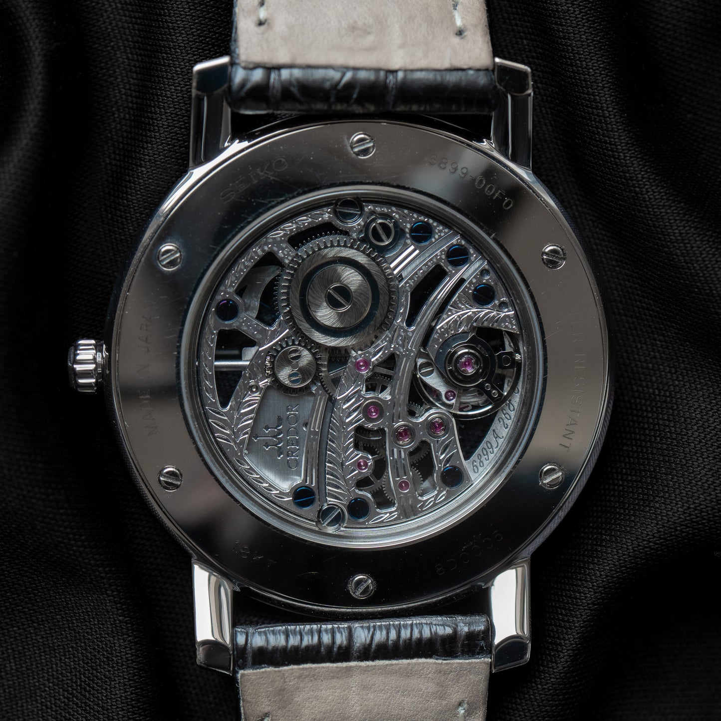 Credor “24/7 Skeleton” GBBD969 / 6899 18K Gold