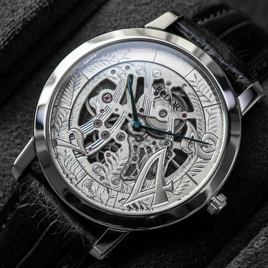 Credor “24/7 Skeleton” GBBD969 / 6899 18K Gold