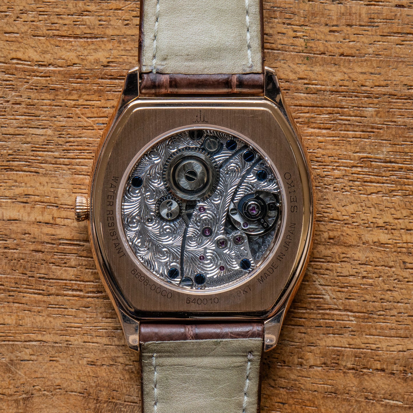 Credor Rose Gold Tonneau 6898-00C0