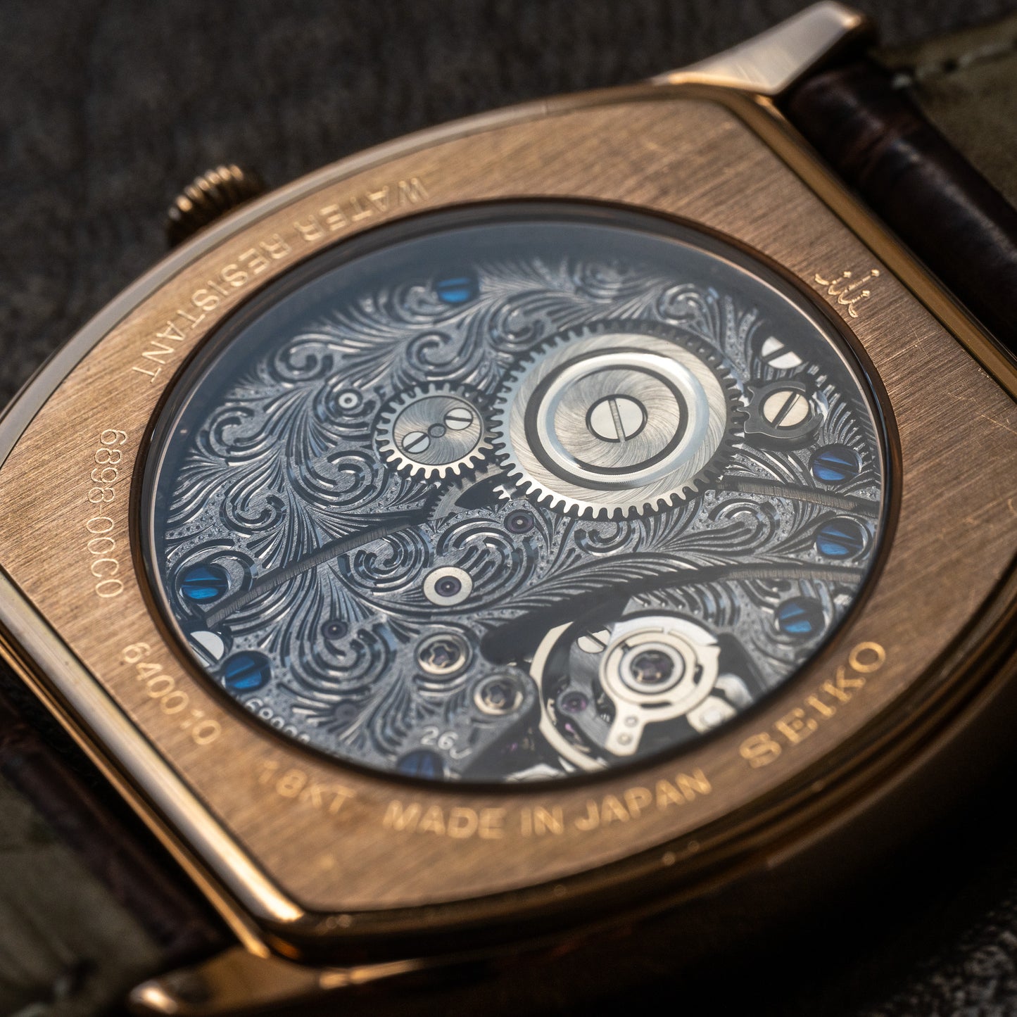 Credor Rose Gold Tonneau 6898-00C0