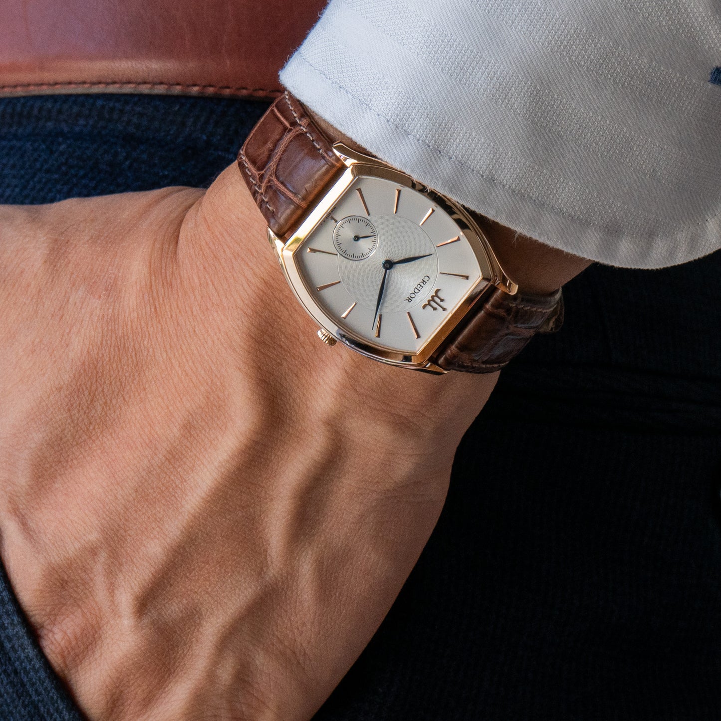 Credor Rose Gold Tonneau 6898-00C0