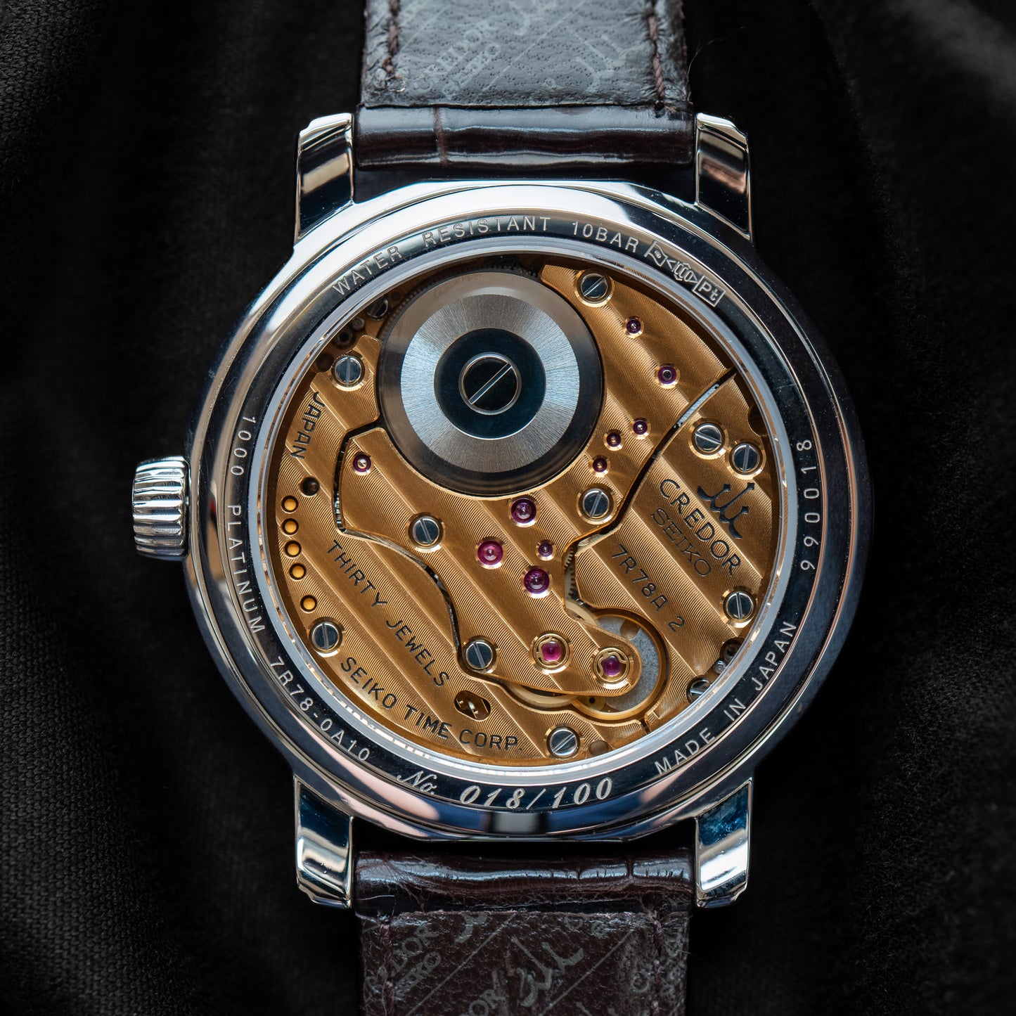 Credor “First Spring Drive” GBLG999 1000 Platinum