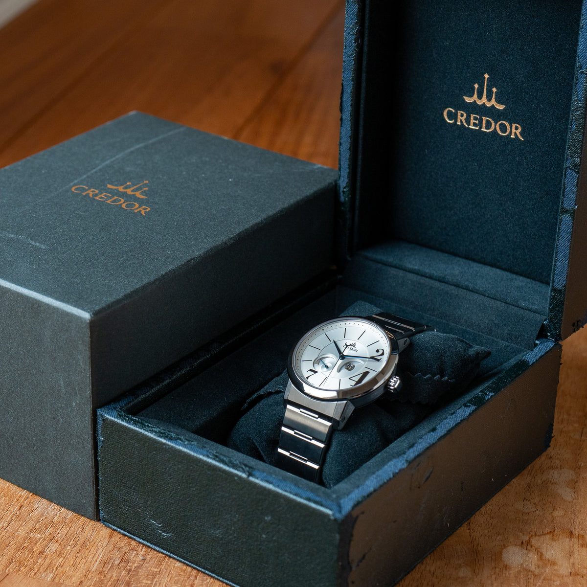 Credor “24/7” Moonphase Spring Drive GCLL995