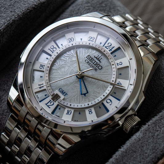 Credor "Mother of Pearl" GCBZ999 GMT