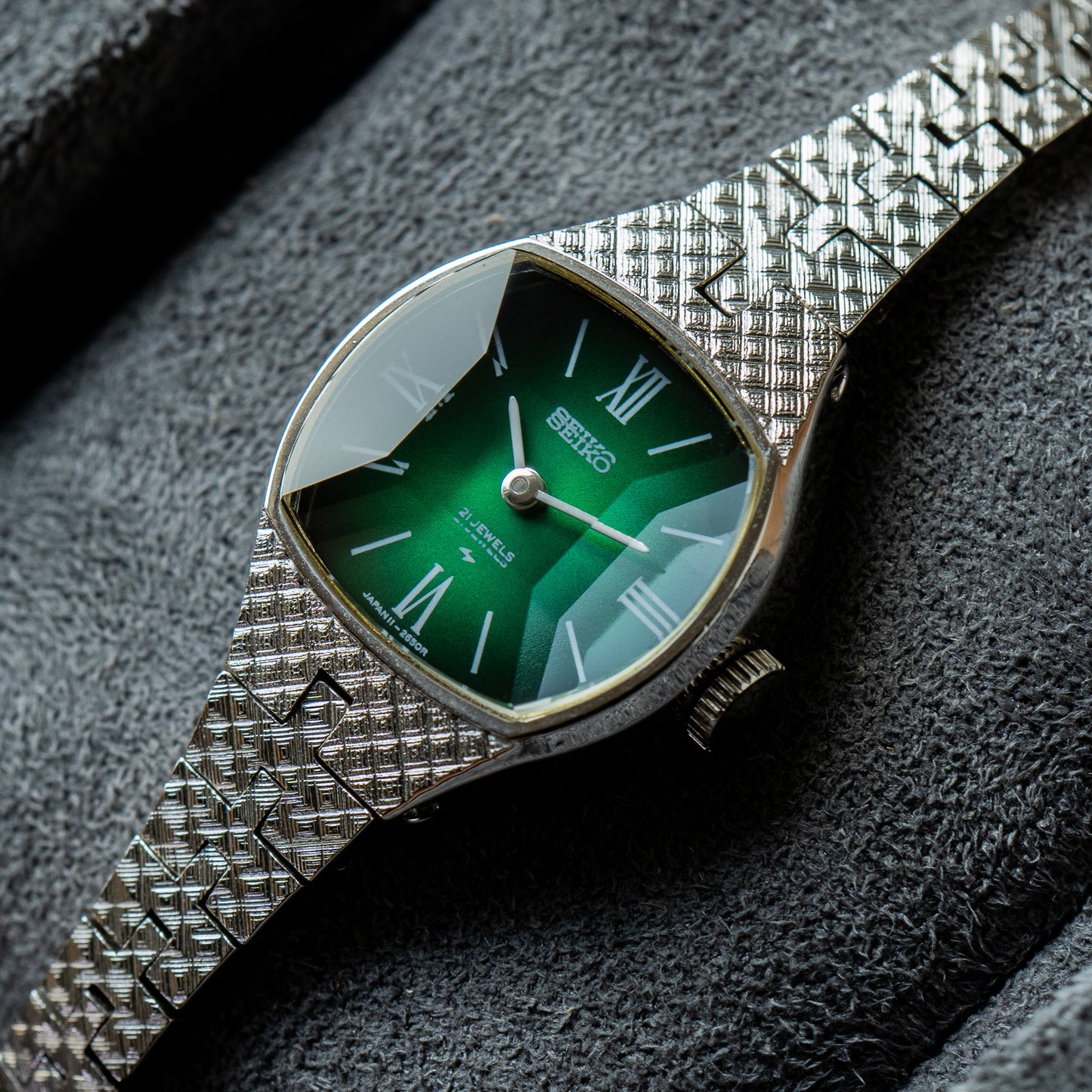 Seiko “Emerald Faceted” Ladies Watch