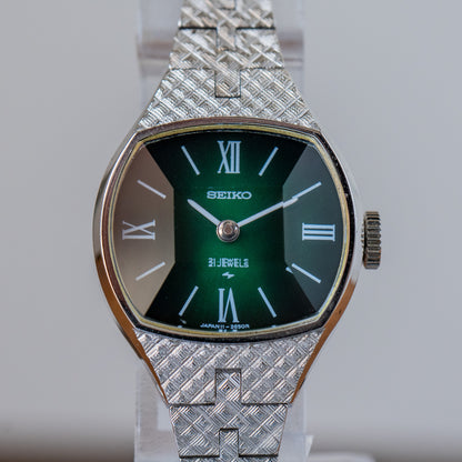 Seiko “Emerald Faceted” Ladies Watch