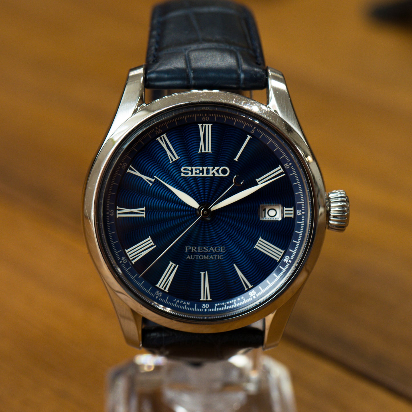 Seiko SARX059; Shippo Enamel Waves