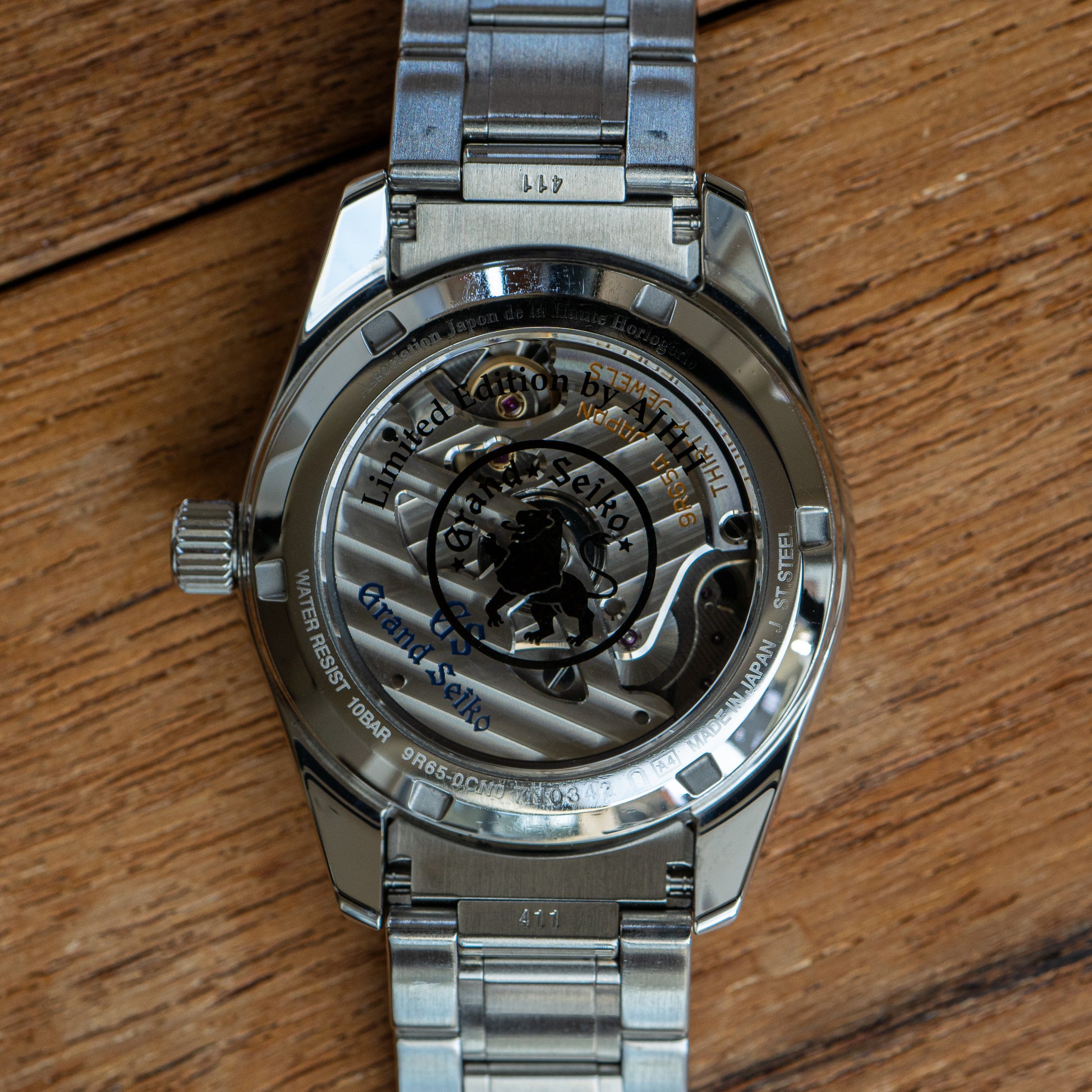 Grand Seiko SBGA371 AJHH Caseback