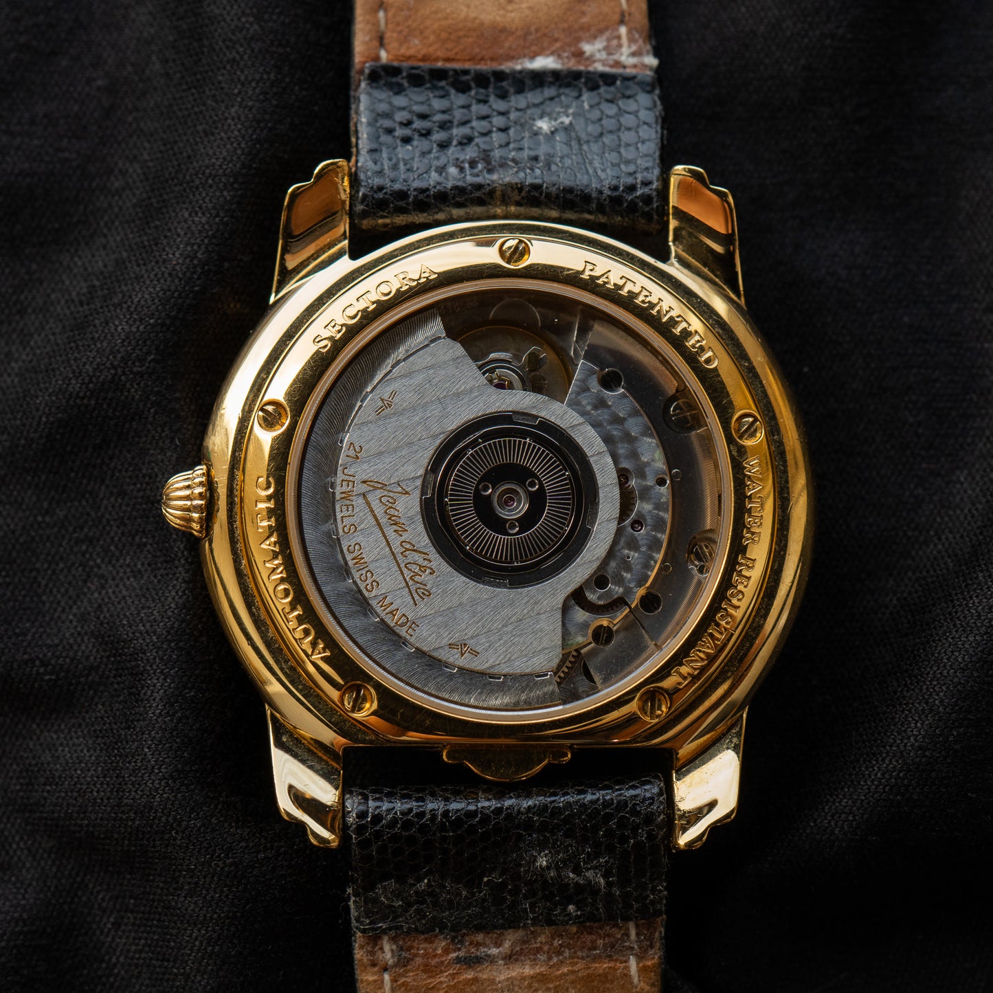Jean d’Eve Gold “Sectora” Automatic