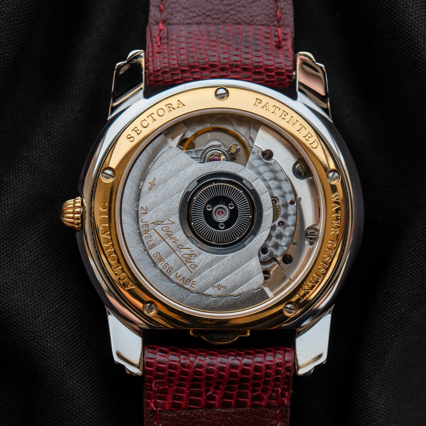 Jean d’Eve Gold “Sectora” Automatic