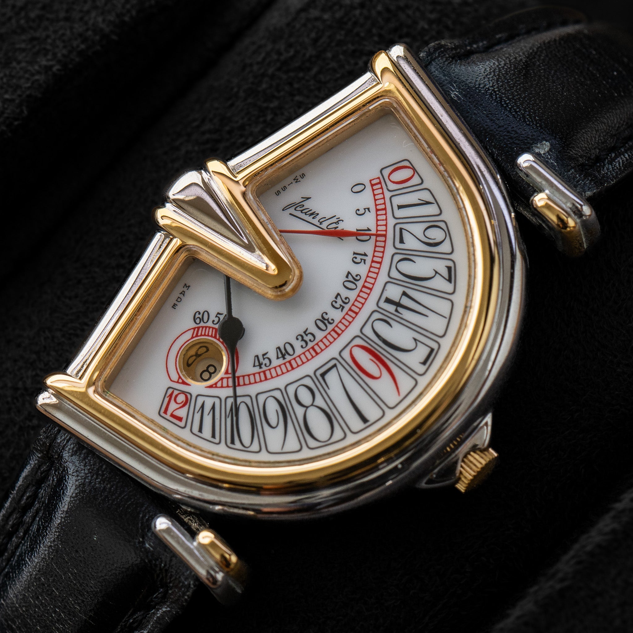 Jean D'eve “Retrograde” Two-Tone Sectora – Provenance Watches