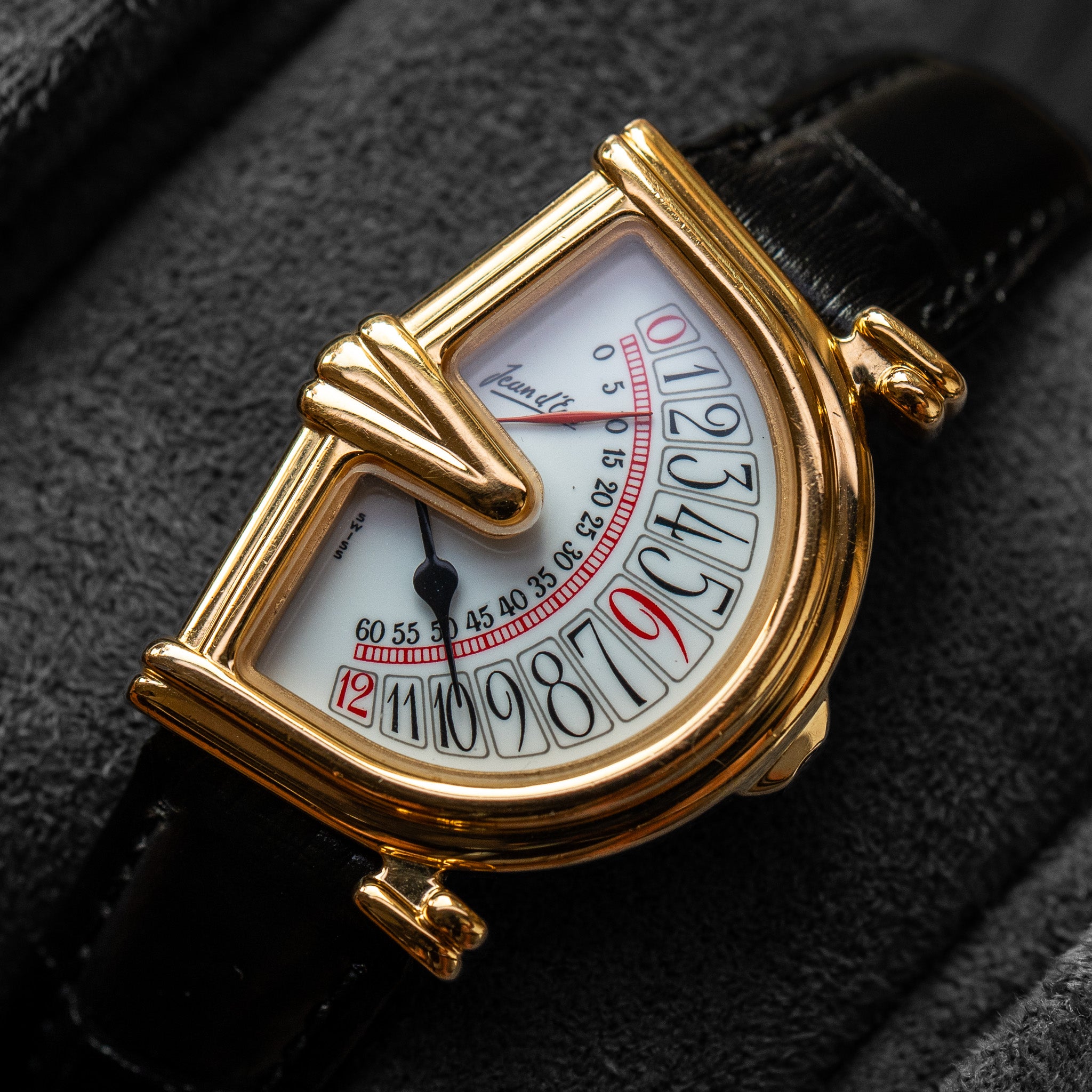 Jean D'eve “Retrograde” Quartz Sectora – Provenance Watches