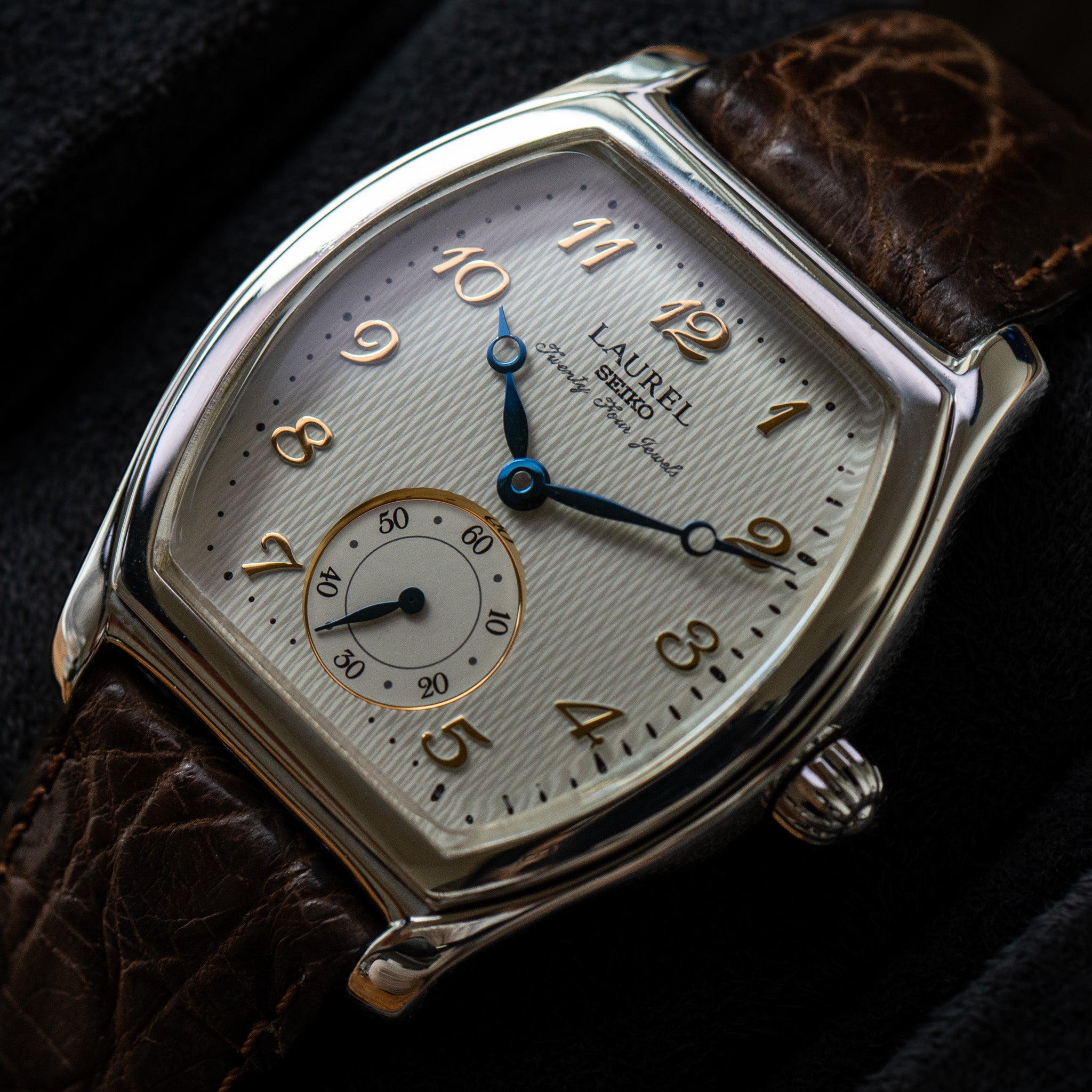 【激レア】SEIKO LAUREL silver925 クォーツ　オーバル　稼働 Seiko “Laurel” LJAK602 – Provenance Watches