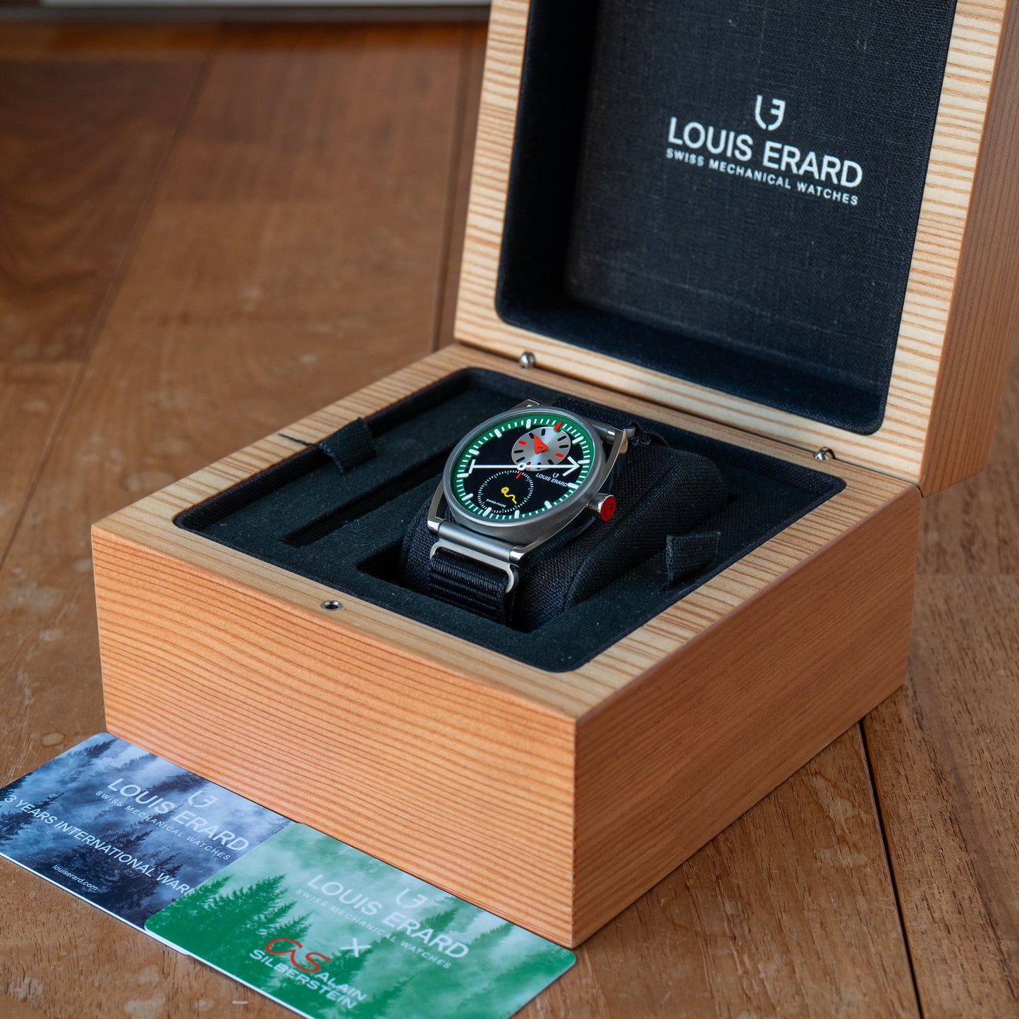Louis Erard x Alain Silberstein Black “Le Regulateur”