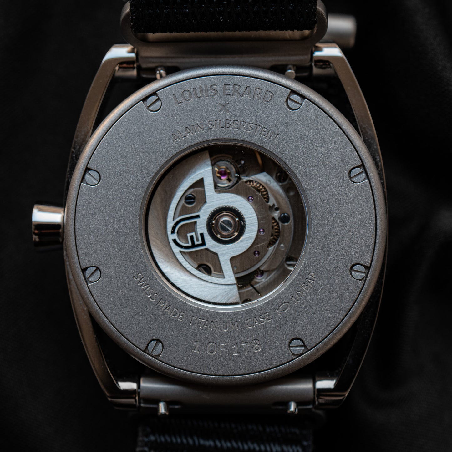 Louis Erard x Alain Silberstein Black “Le Regulateur”