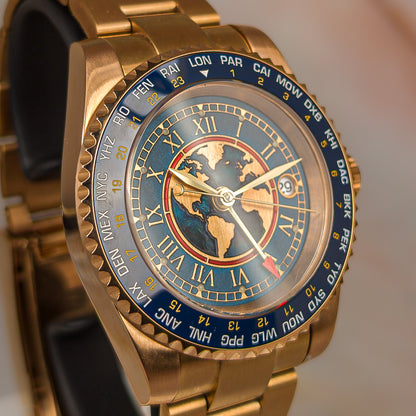 World Traveller "Blue Seas" GMT Seiko Mod