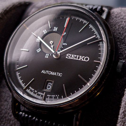 Seiko SCVE009; Black Dot / Black Sun