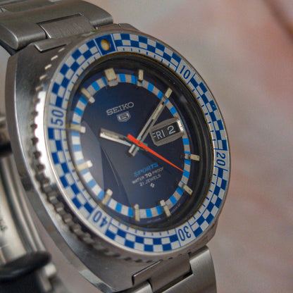 Seiko 6119-8300; Blue “Rally” Diver