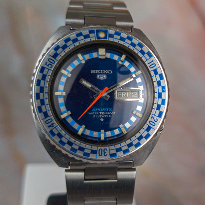 Seiko 6119-8300; Blue “Rally” Diver