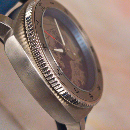 "The Wave" Titanium Waves Dial