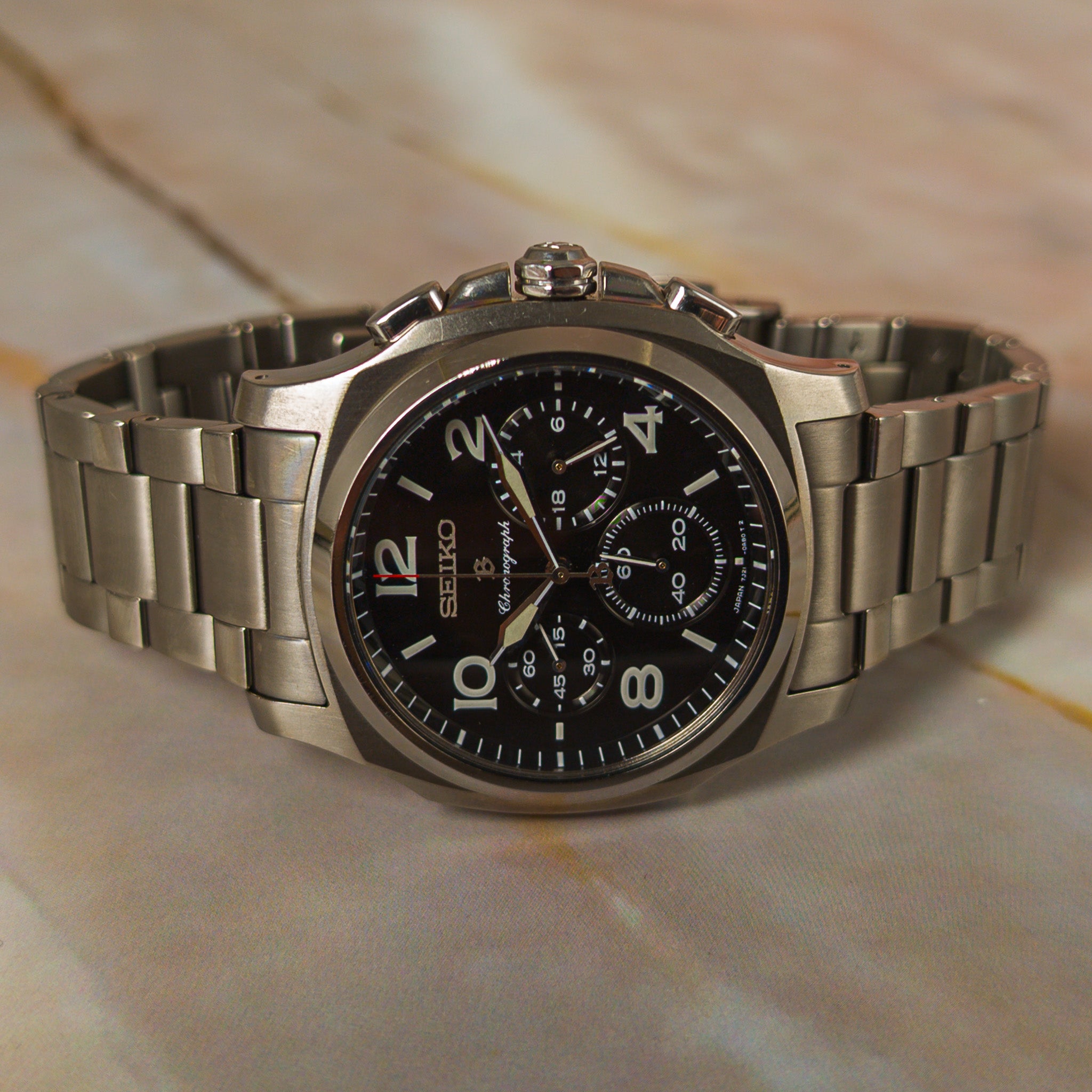 Seiko SAGJ001 Brightz; Full Titanium Watch – Provenance Watches