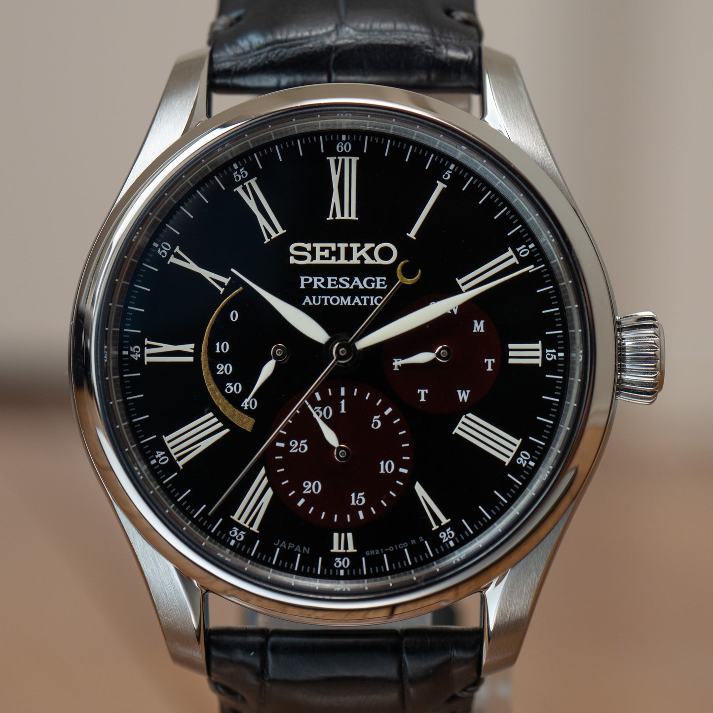 Seiko SPB085 Hand-Lacquered "Moon at Dawn"