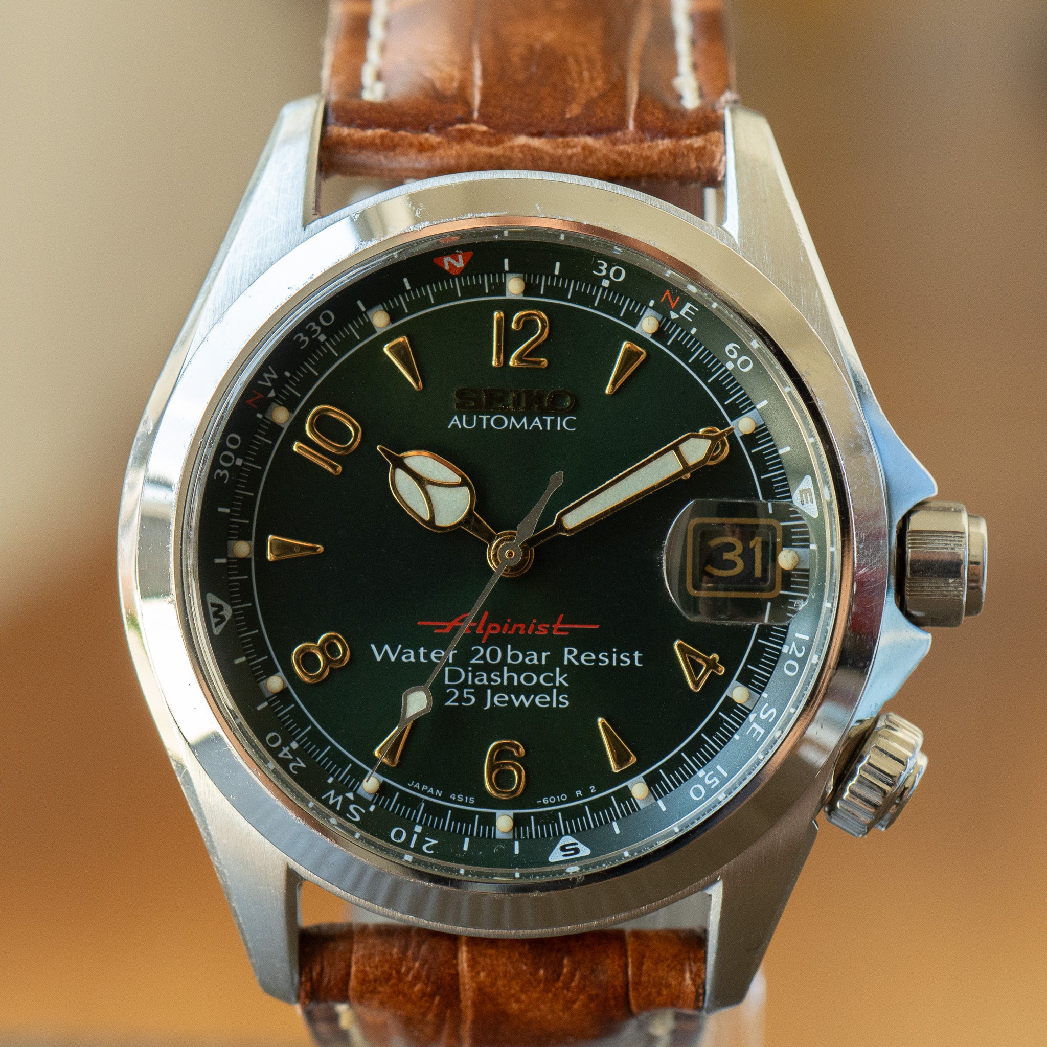 Seiko SCVF009 Green Red Alpinist Watch Provenance Watches