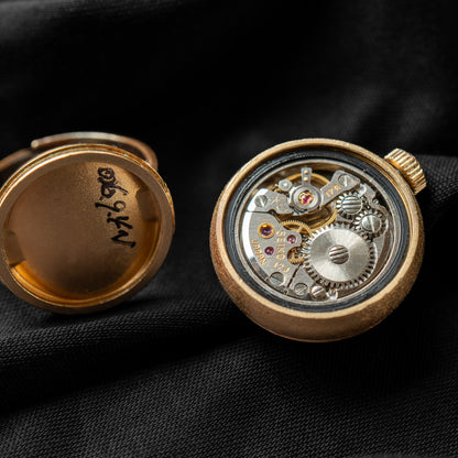 Seiko Mechanical Gold "Mother-of-Pearl" Ring Watch