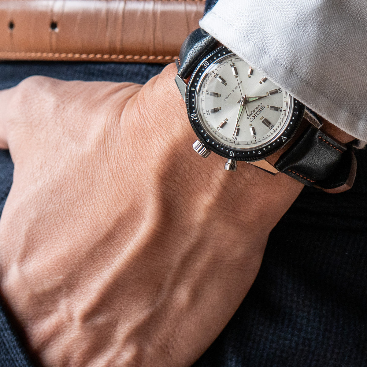 Seiko “Monopusher” Olympic Chrono 45899