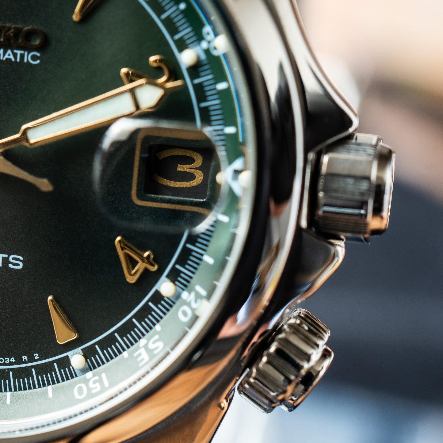 Seiko 4S15-6010 Green "Sport 200" Alpinist